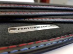 Dywaniki do BMW 1 F20 F21 2011-2019 welurowe Premium + logo PERFORMANCE