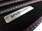 Dywaniki do AUDI A2 8Z 2000-2005 welurowe Premium + logo SPORTLINE