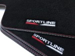Dywaniki do AUDI A5 8T3/8F7 COUPE-CABRIO I 07-17 welurowe Premium + haft