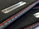 Dywaniki Premium do BMW X2 F39 2017-2023 welurowe + logo PERFORMANCE