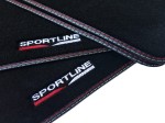 AUDI S2 B3 COUPE 90-96 Dywaniki welurowe Premium  + HAFT