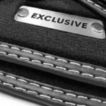 Dywaniki do JEEP COMPASS II 2017- welurowe Premium + logo EXCLUSIVE