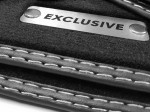 Dywaniki do SEAT LEON III 5F 2012-2020 welurowe Premium + logo EXCLUSIVE