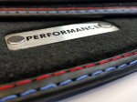Dywaniki do BMW 1 E82 Coupe 07-13 welurowe Premium + logo PERFORMANCE