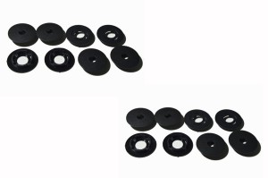 Stopery 8szt do Audi okrągłe  