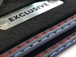 Dywaniki do BMW X3 E83 03-10 welurowe Premium + logo EXCLUSIVE