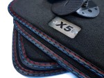Dywaniki do BMW X5 G05 2018- welurowe Premium samochodowe + logo X5