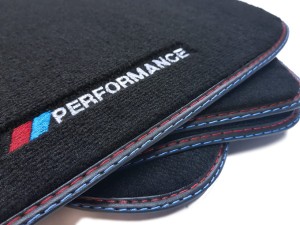 Dywaniki do SEAT ALHAMBRA II-gen. 10-18 5 os. welurowe Premium + haft PERFORMANCE