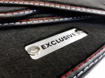Dywaniki do  AUDI A6 C6 4F 2006-2011 po lifcie welurowe Premium + logo EXCLUSIVE