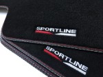 Dywaniki do AUDI S5 B8 Cabrio I 09-17 welurowe Premium + haft SPORTLINE